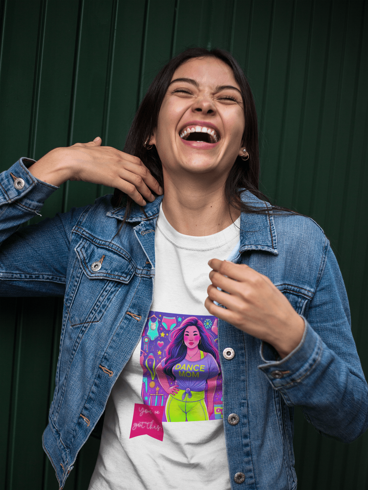 Dance Mom: You've Got This - Asian Mom (Curvy) - Women's Softstyle Tee Celebrate Your Inner Dance Mom! - Whippie's