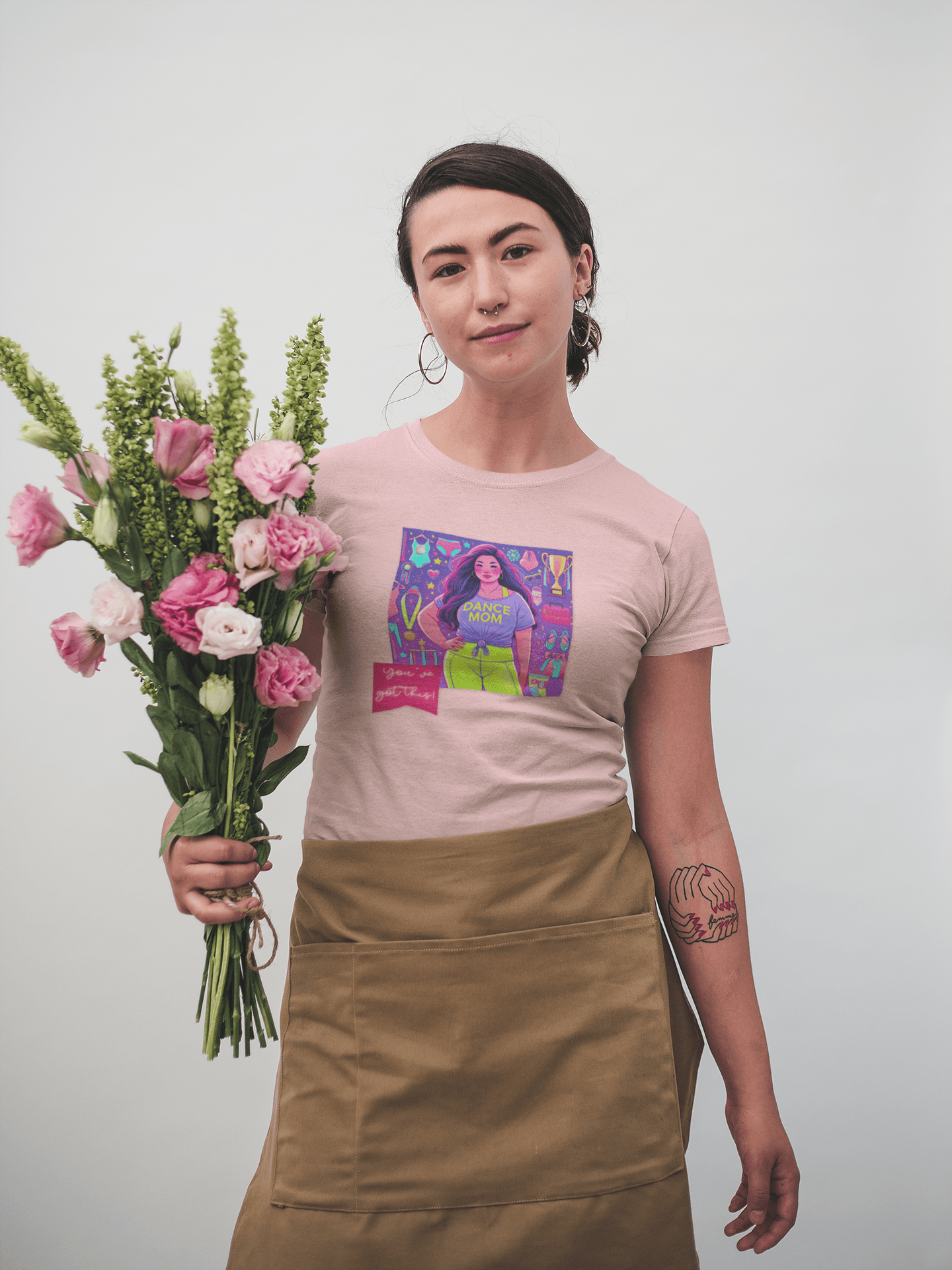 Dance Mom: You've Got This - Asian Mom (Curvy) - Women's Softstyle Tee Celebrate Your Inner Dance Mom! - Whippie's