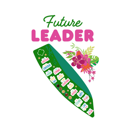 Future Leader - Girl Scout Youth Tee - Inspire Greatness! - Whippie's