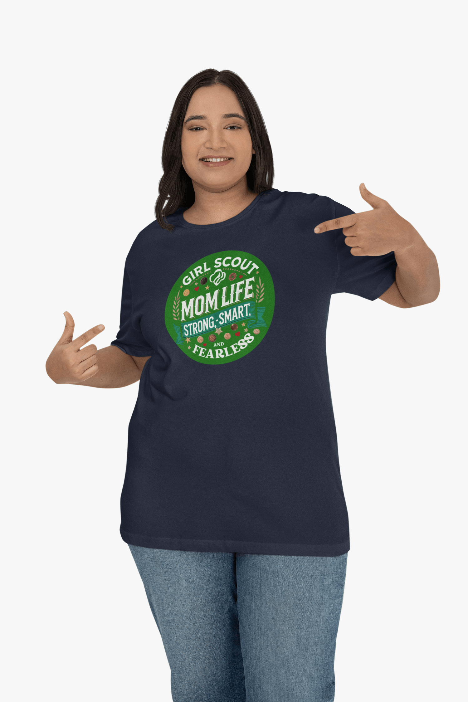 Girl Scout Mom Life - Women's Tee - Strong, Smart & Fearless! - Whippie's