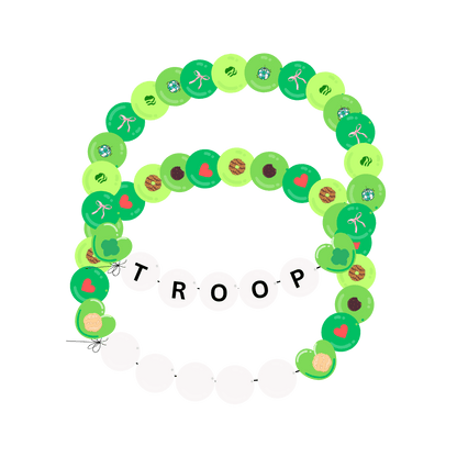Girl Scout Troop Bracelet Tee - Women's - ✨ Show Your Troop Pride! ✨ - Whippie's