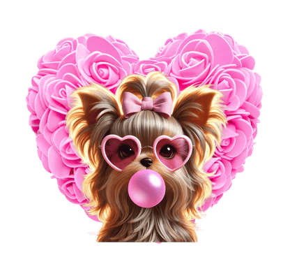 Yorkie Love Youth Tee - 💖 Cuteness Overload! 💖 - Whippie's