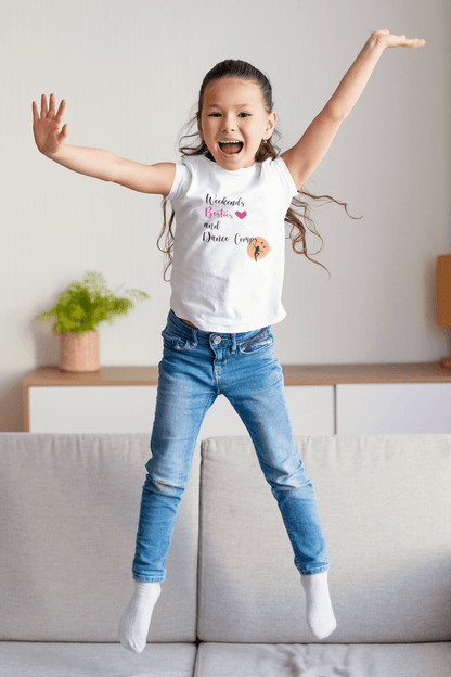 Weekends, Besties, & Dance Comps Youth Tee - 👯‍♀️💖 Dance Friends Make the Best Friends! 💖👯‍♀️ - Whippie's