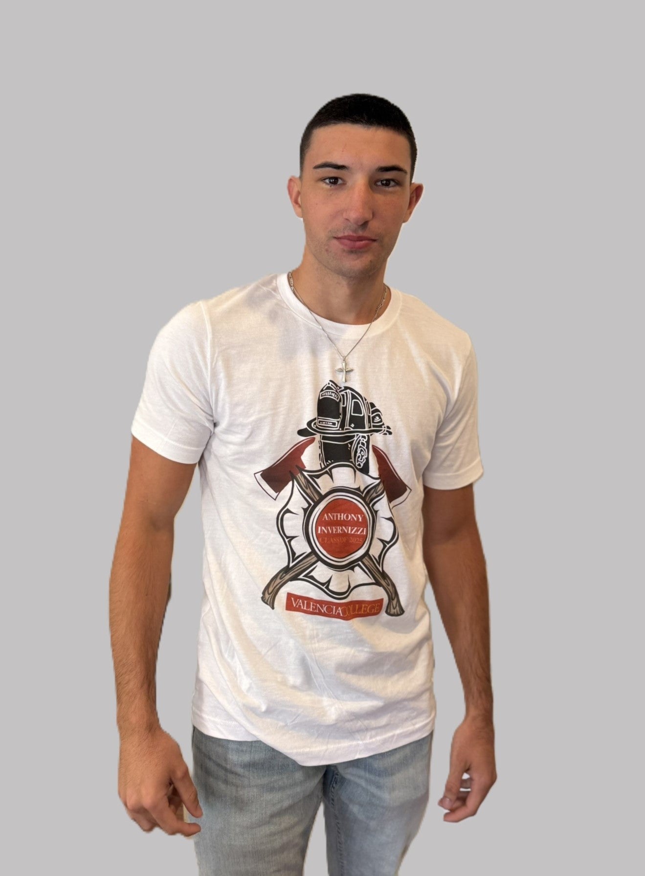 Fire Rescue Graduation Unisex Jersey Tee - Personalizable