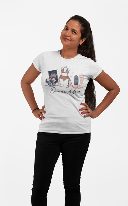 Dance Mom Life Essentials Fitted Women's Tee - Personalizable - Whippie's