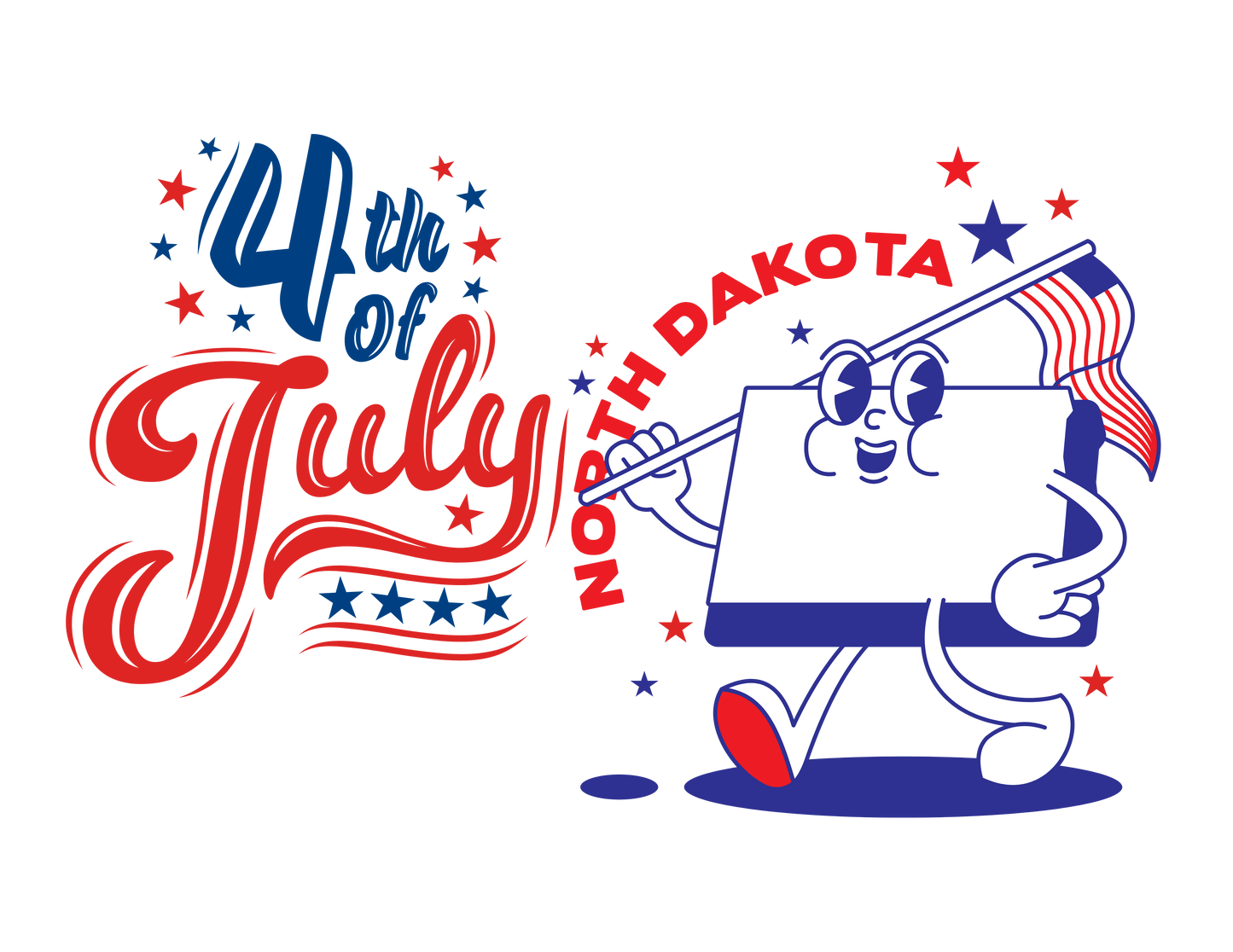 State Flag Pride - 4th of July Tee - Personalizable - Whippie's