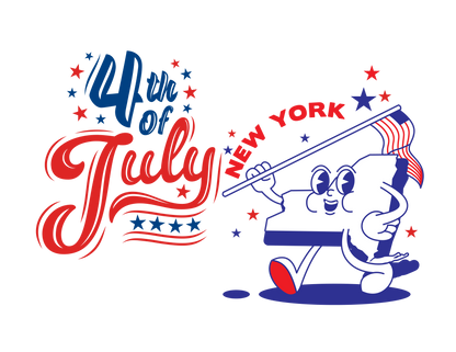 State Flag Pride - 4th of July Youth Tee - Personalizable - Whippie's