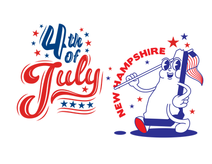 State Flag Pride - 4th of July Youth Tee - Personalizable - Whippie's