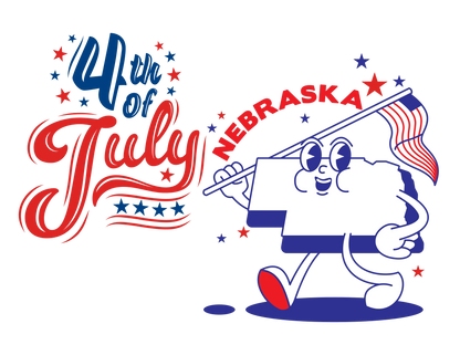 State Flag Pride - 4th of July Youth Tee - Personalizable - Whippie's