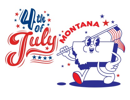 State Flag Pride - 4th of July Youth Tee - Personalizable - Whippie's