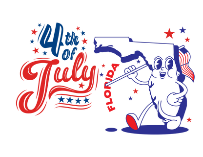 State Flag Pride - 4th of July Youth Tee - Personalizable - Whippie's