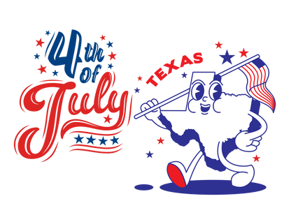 State Flag Pride - 4th of July Youth Tee - Personalizable - Whippie's