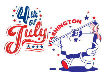 State Flag Pride - 4th of July Youth Tee - Personalizable - Whippie's
