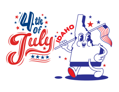 State Flag Pride - 4th of July Youth Tee - Personalizable - Whippie's