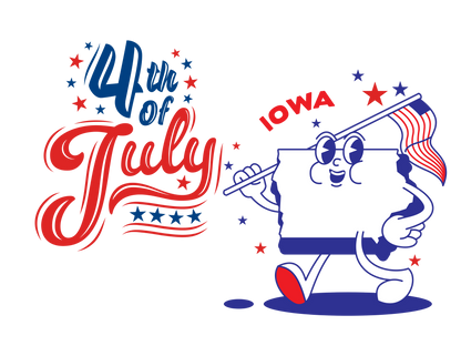 State Flag Pride - 4th of July Youth Tee - Personalizable - Whippie's
