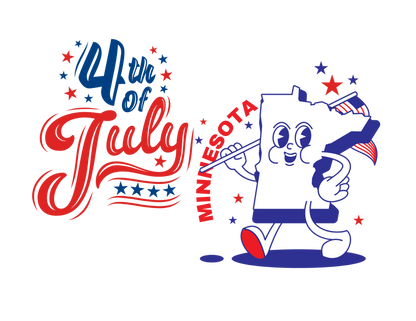 State Flag Pride - 4th of July Youth Tee - Personalizable - Whippie's