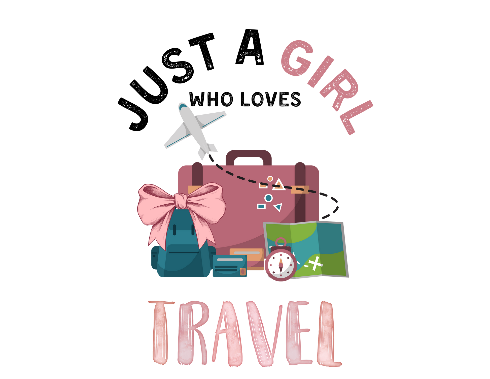 Just a Girl Who Loves... Graphic Women's Tee | Choose Your Passion 💖 - Personalizable - Whippie's