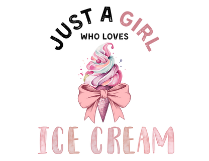 Just a Girl Who Loves... Graphic Women's Tee | Choose Your Passion 💖 - Personalizable - Whippie's
