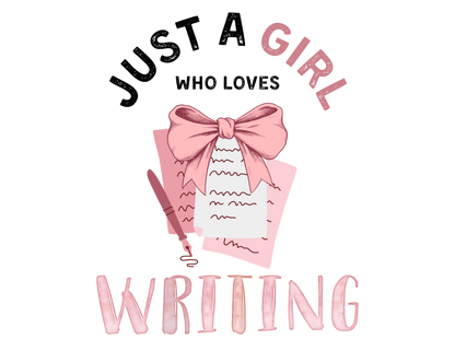 Just a Girl Who Loves... Graphic Women's Tee | Choose Your Passion 💖 - Personalizable - Whippie's