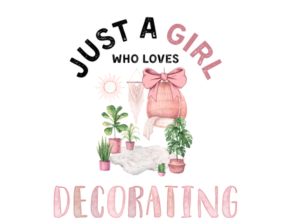 Just a Girl Who Loves... Graphic Women's Tee | Choose Your Passion 💖 - Personalizable - Whippie's