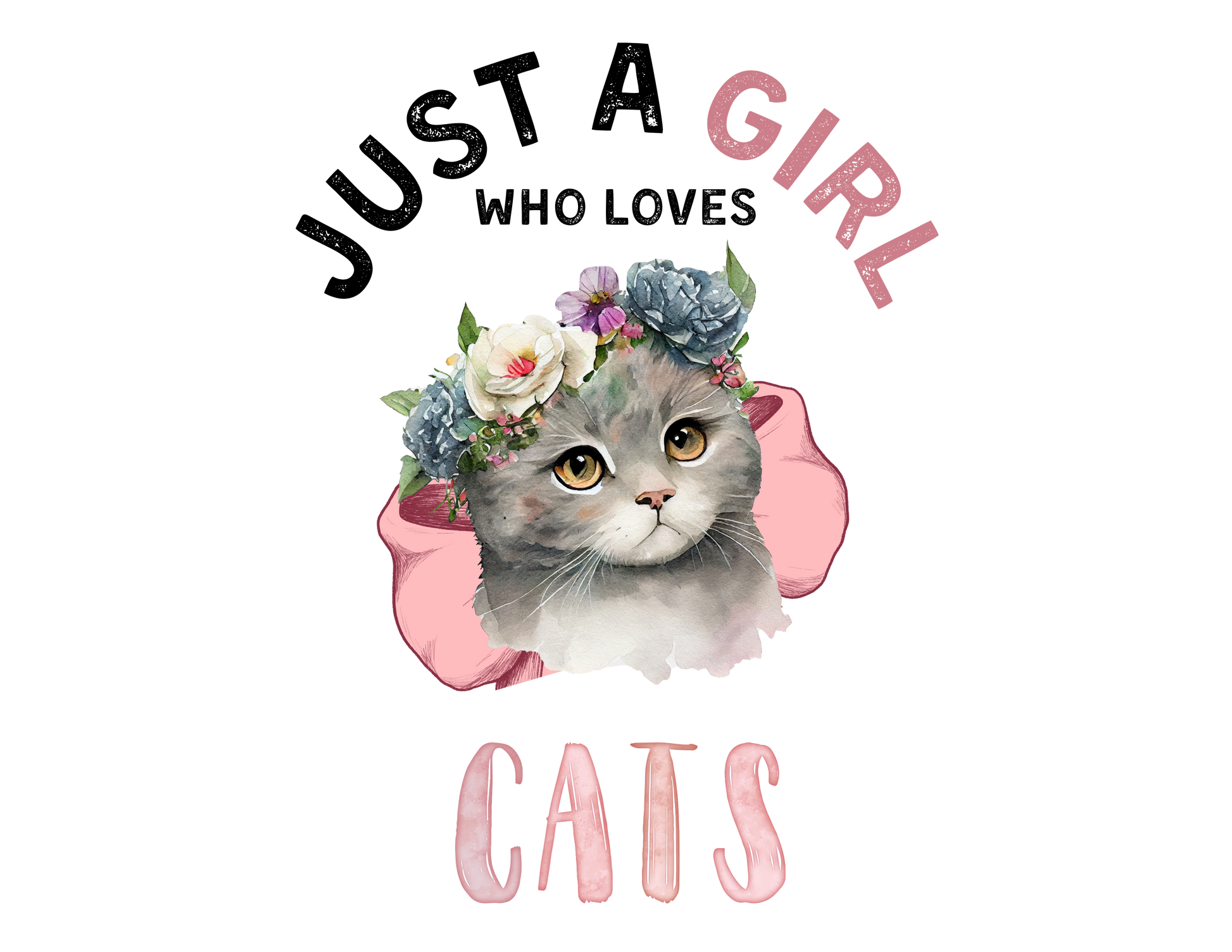 Just a Girl Who Loves... Graphic Women's Tee | Choose Your Passion 💖 - Personalizable - Whippie's