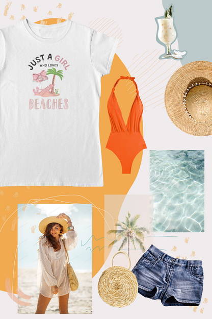 Just a Girl Who Loves... Graphic Women's Tee | Choose Your Passion 💖 - Personalizable - Whippie's