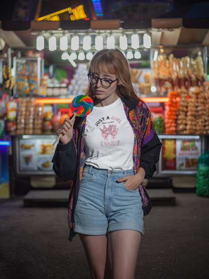 Just a Girl Who Loves... Graphic Women's Tee | Choose Your Passion 💖 - Personalizable - Whippie's
