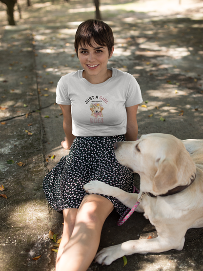 Just a Girl Who Loves... Graphic Women's Tee | Choose Your Passion 💖 - Personalizable - Whippie's