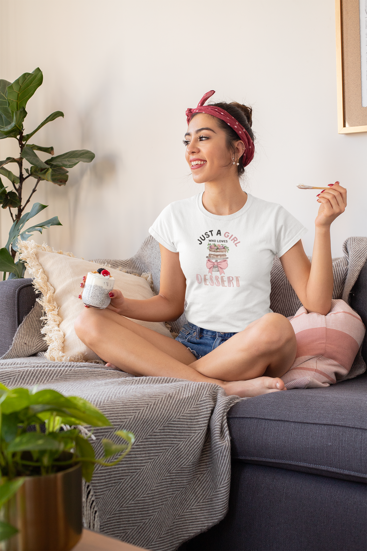 Just a Girl Who Loves... Graphic Women's Tee | Choose Your Passion 💖 - Personalizable - Whippie's