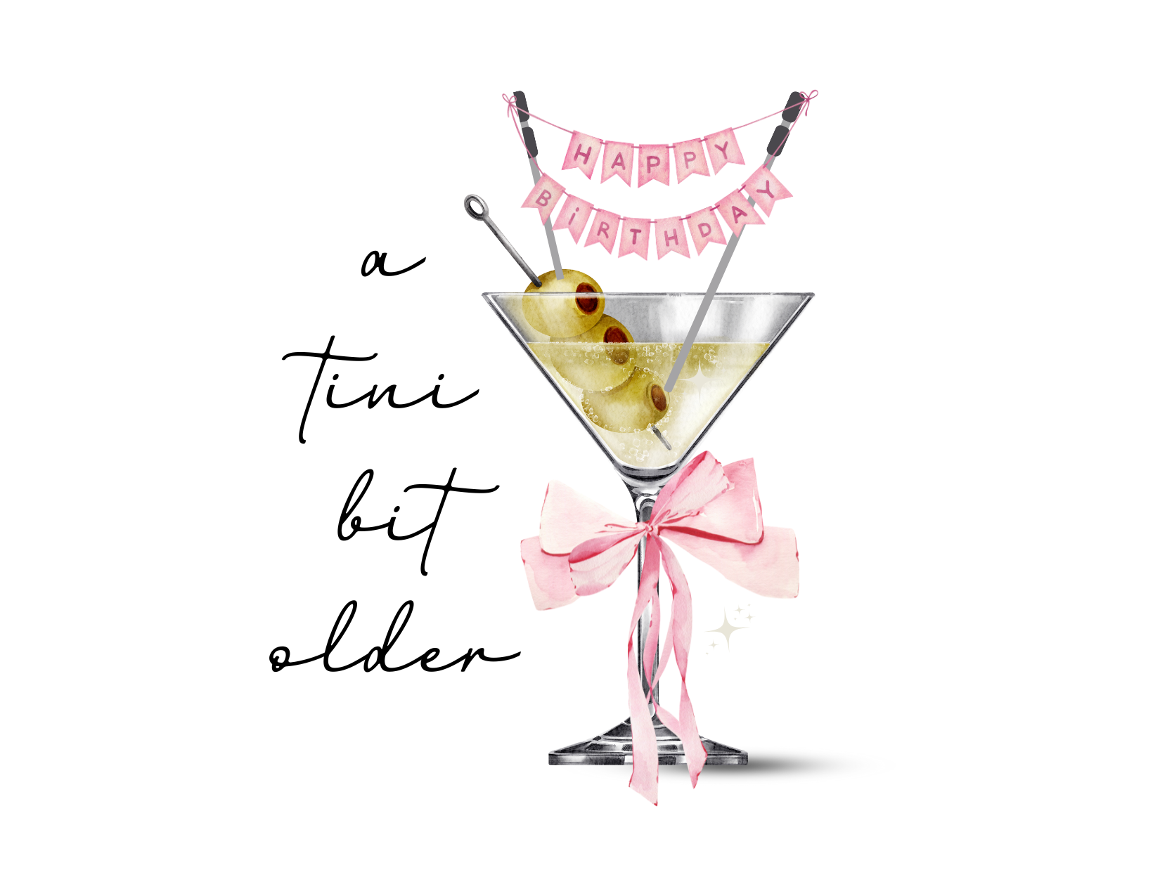 A Tini Bit Older! Happy Birthday Women's Tee - Whippie's