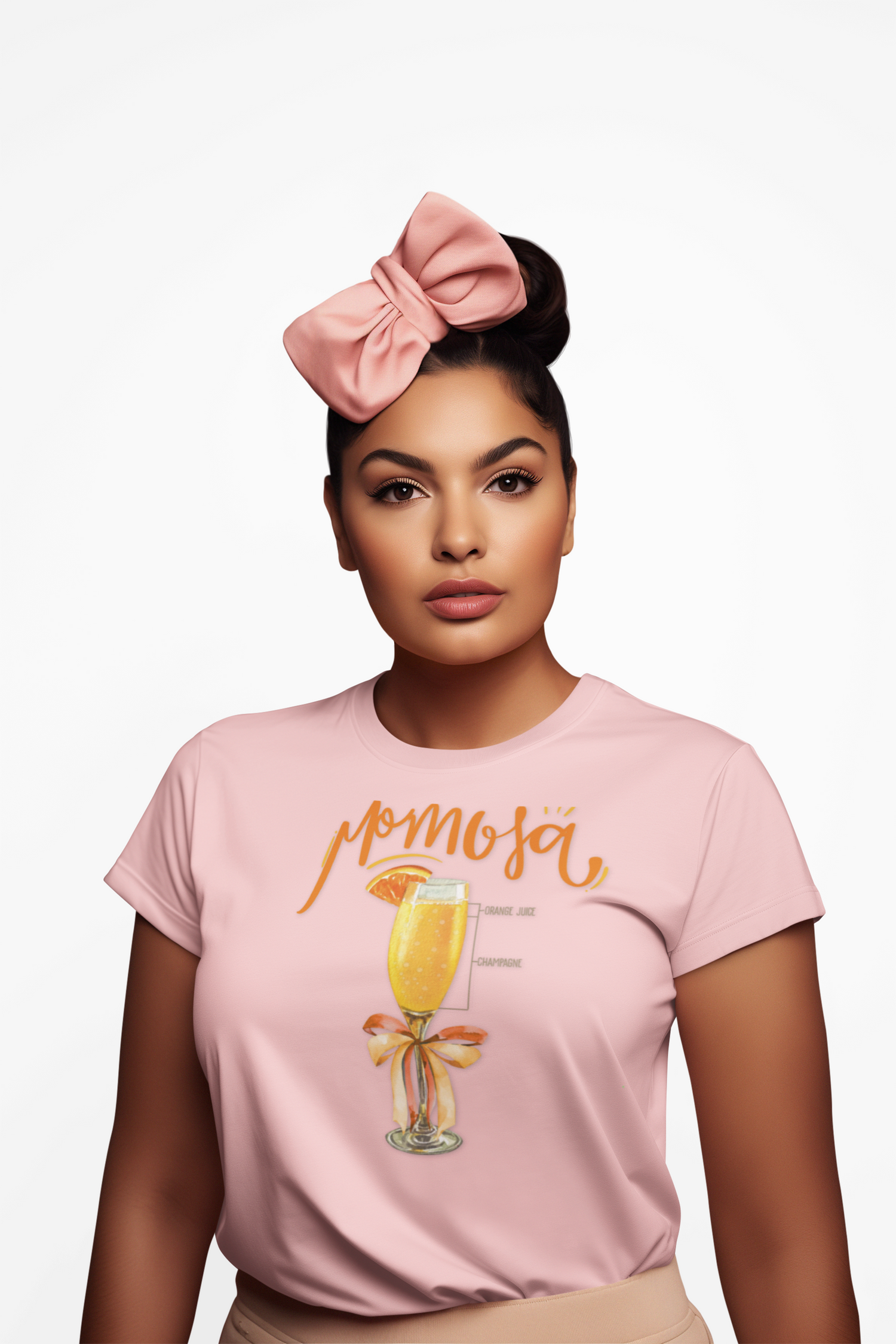 MOMosa: Orange Juice & Champagne Women's Tee - Whippie's