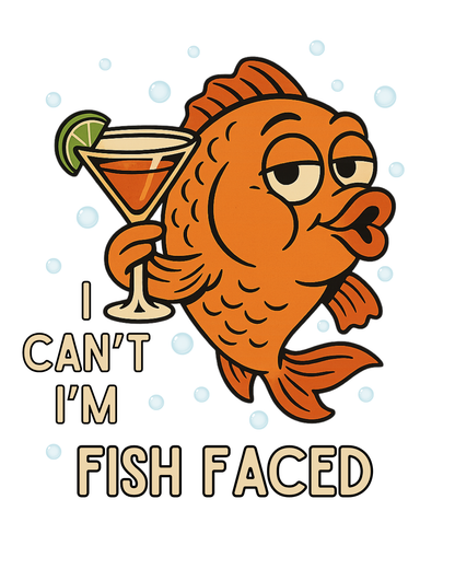 I Can't, I'm Fish Faced! Unisex Tee