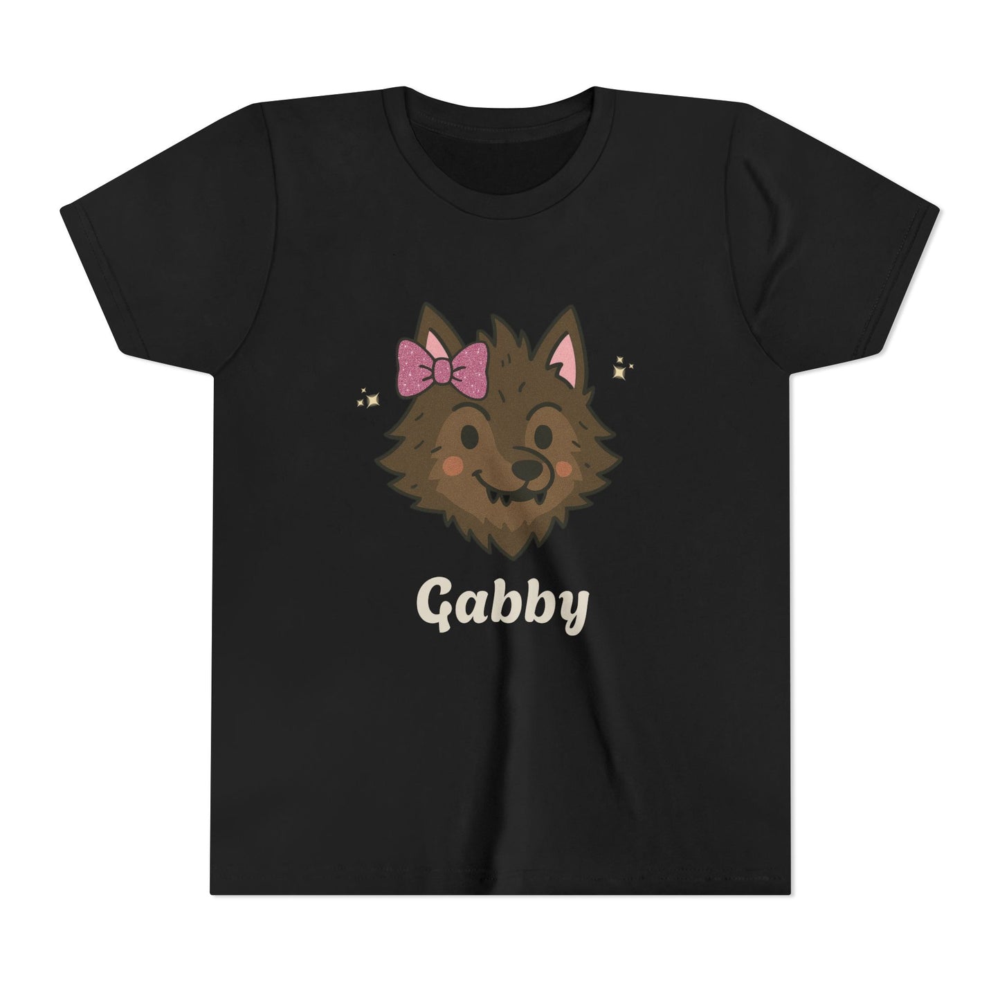 Pink Bow Halloween Friends Youth Tee - Personalizable
