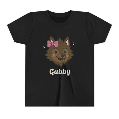 Pink Bow Halloween Friends Youth Tee - Personalizable