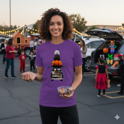 Halloween Truck | Festive Pumpkin Pickup Unisex Tee