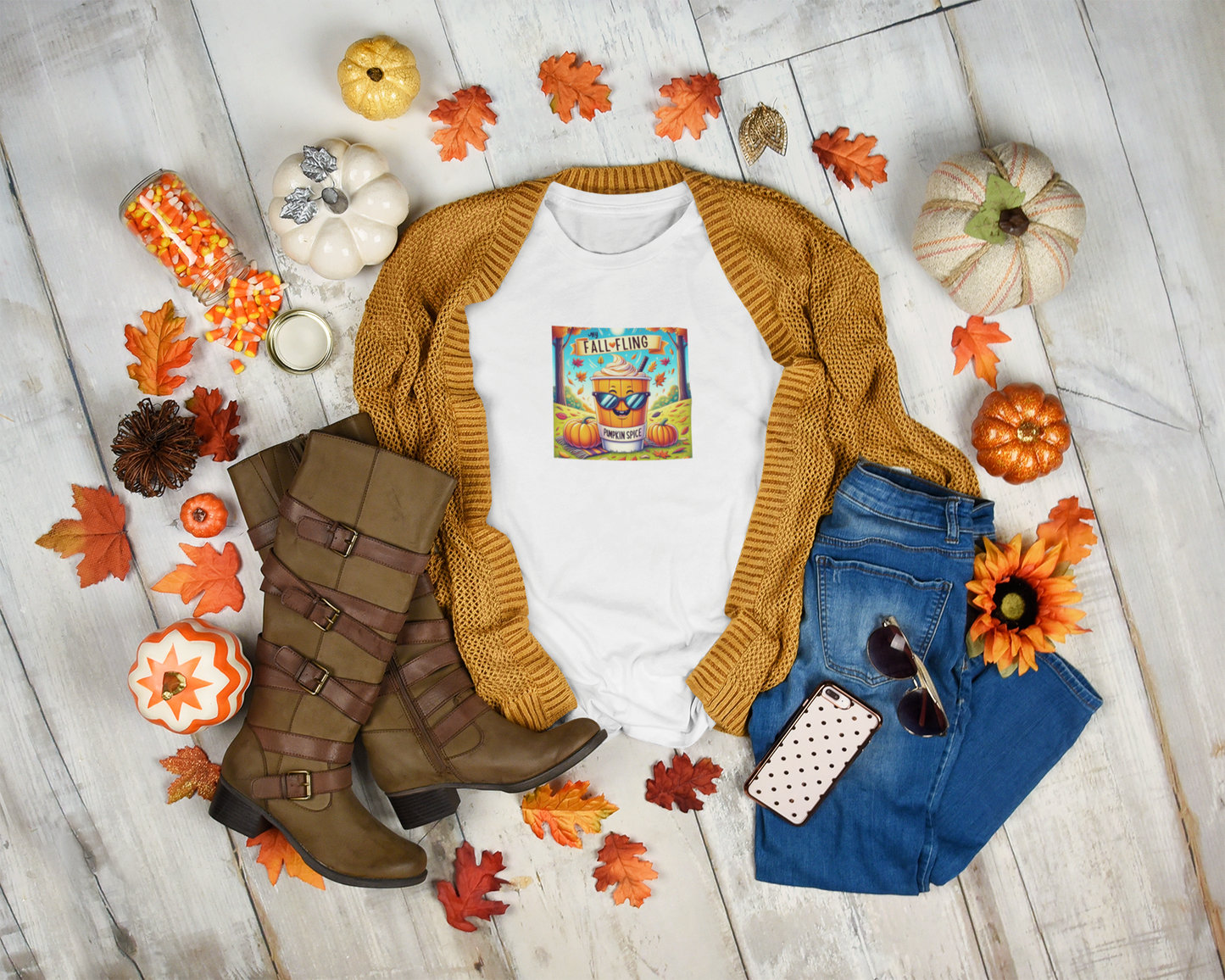 My Fall Fling Pumpkin Spice Tee