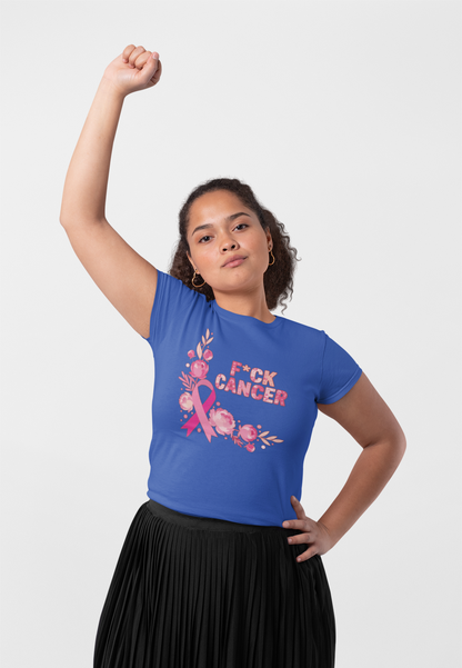 Lisa Whippie Fundraiser Breast Cancer Tee - F*CK Cancer Women's