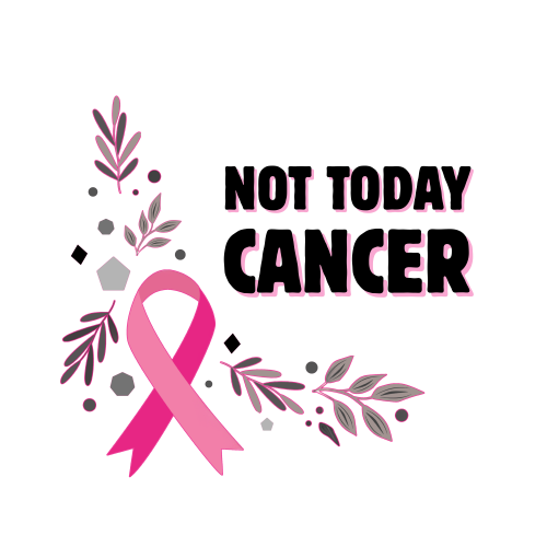 Lisa Whippie Fundraiser Breast Cancer Tee - Not Today Cancer Geometric Youth