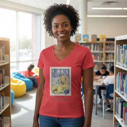 Wizard of Oz Tee - Stand Up to Bullies Women's Deep V-Neck Tee