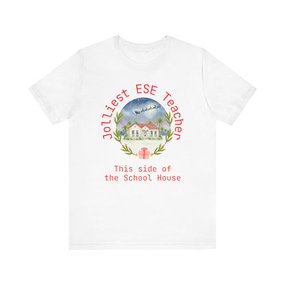Jolliest Christmas School Tee - Personalizable Title
