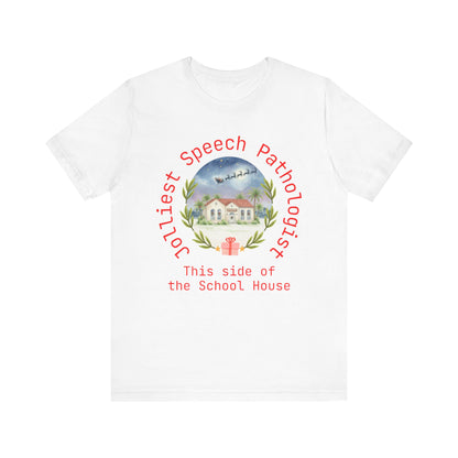Jolliest Christmas School Tee - Personalizable Title