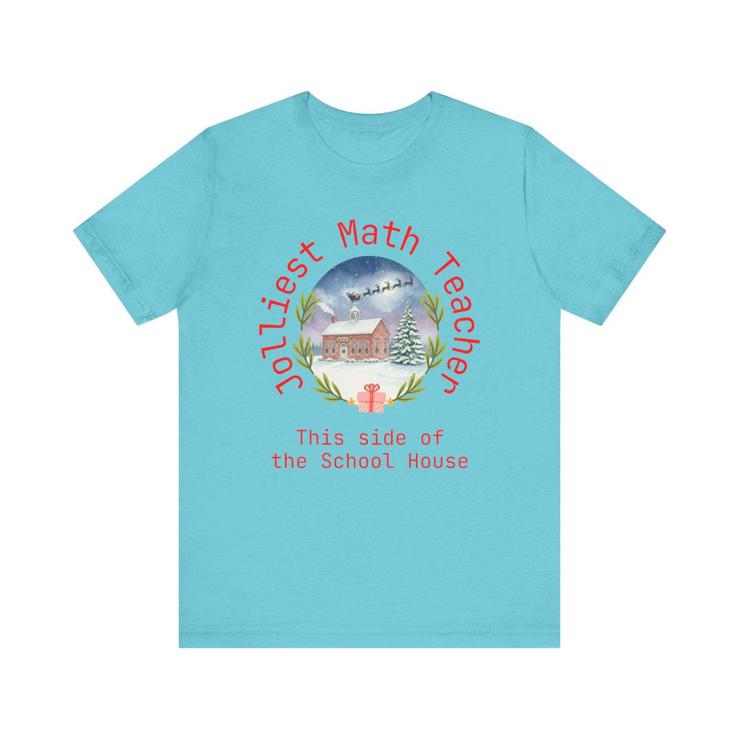 Jolliest Christmas School Tee - Personalizable Title