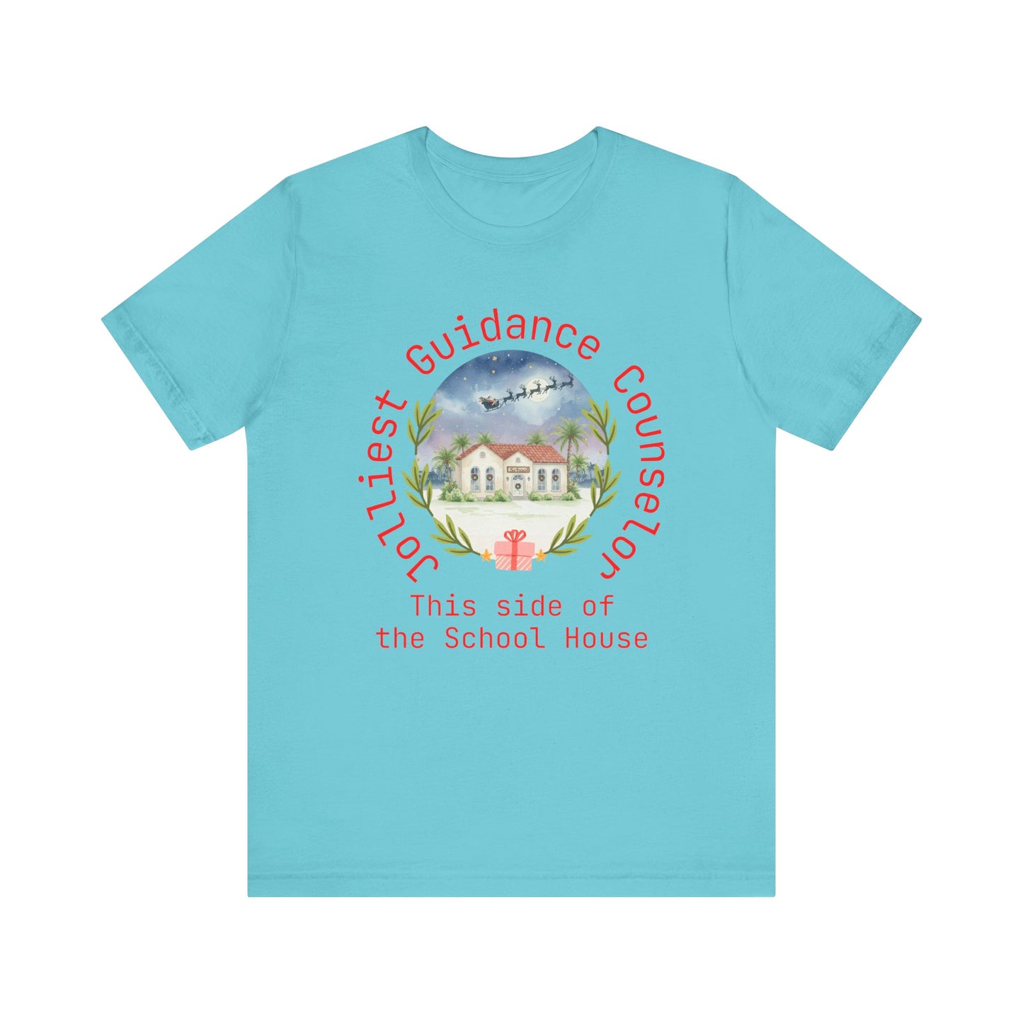 Jolliest Christmas School Tee - Personalizable Title