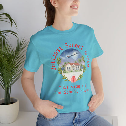 Jolliest Christmas School Tee - Personalizable Title