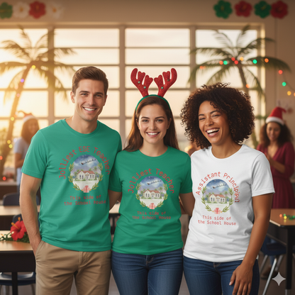 Jolliest Christmas School Tee - Personalizable Title