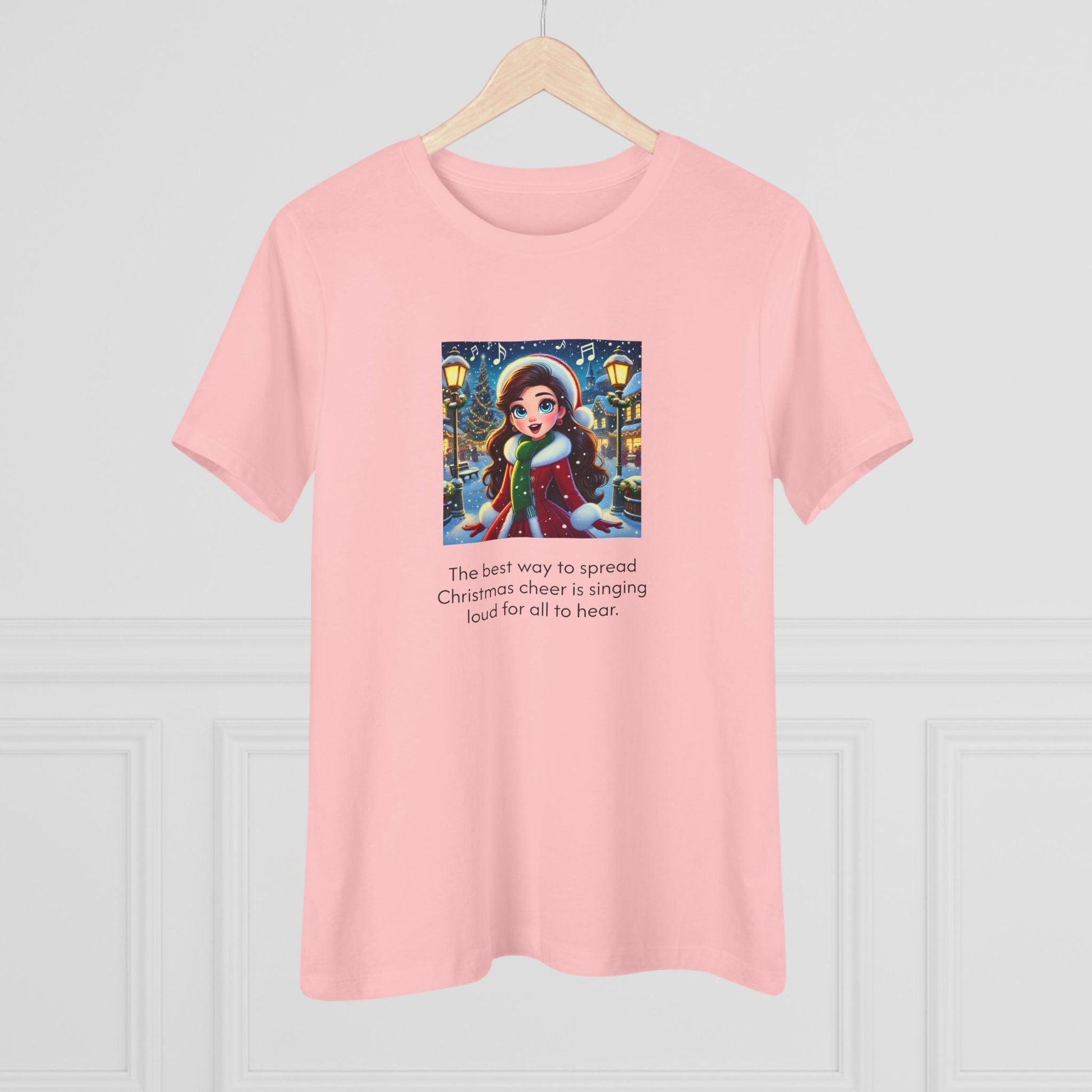 Caroler - Christmas Cheer - BHLBE Girl - Women's Tee - Whippie's