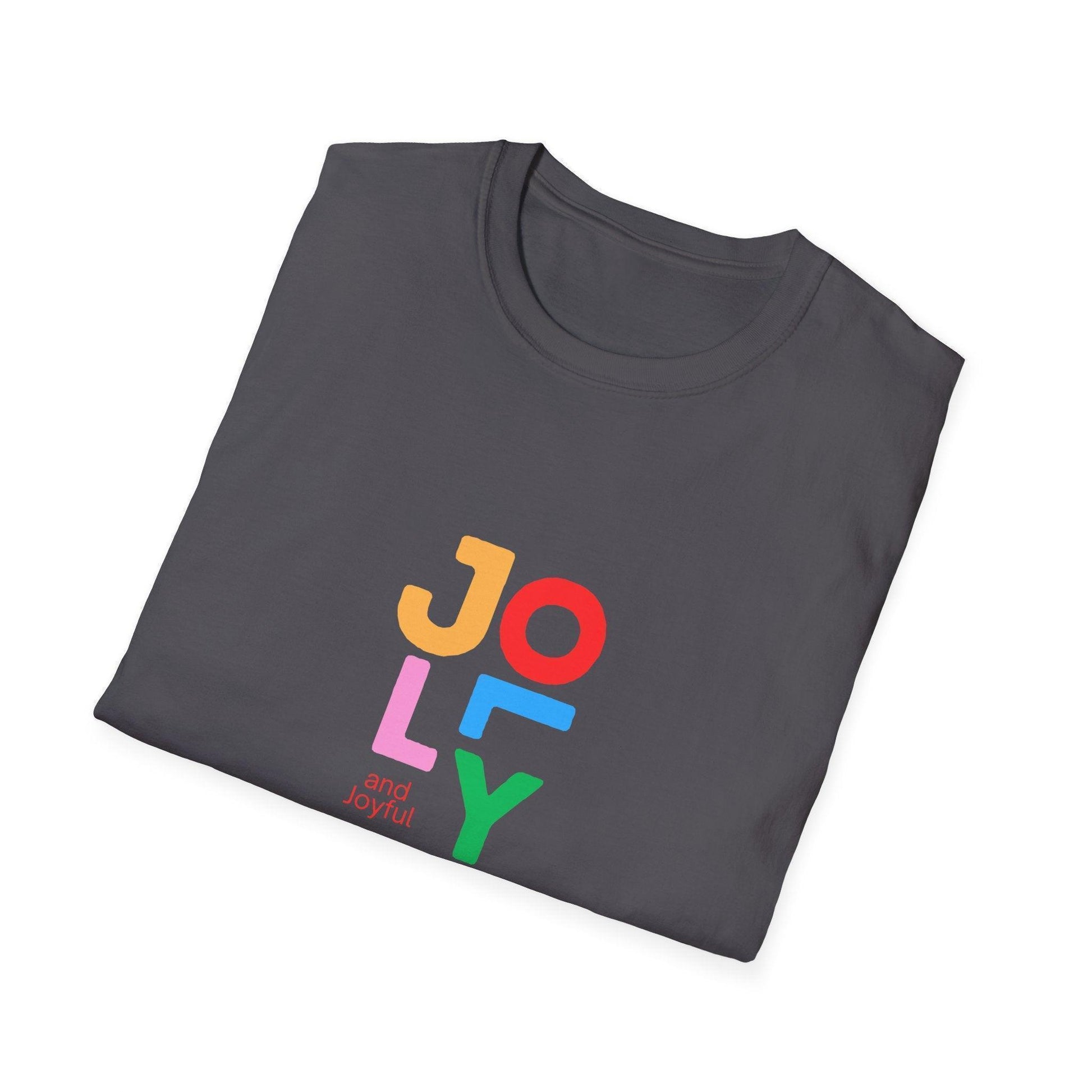 Jolly & Joyful: A Christmas Explosion of Cheer 🎄🎉- Unisex Softstyle T-shirt - Whippie's