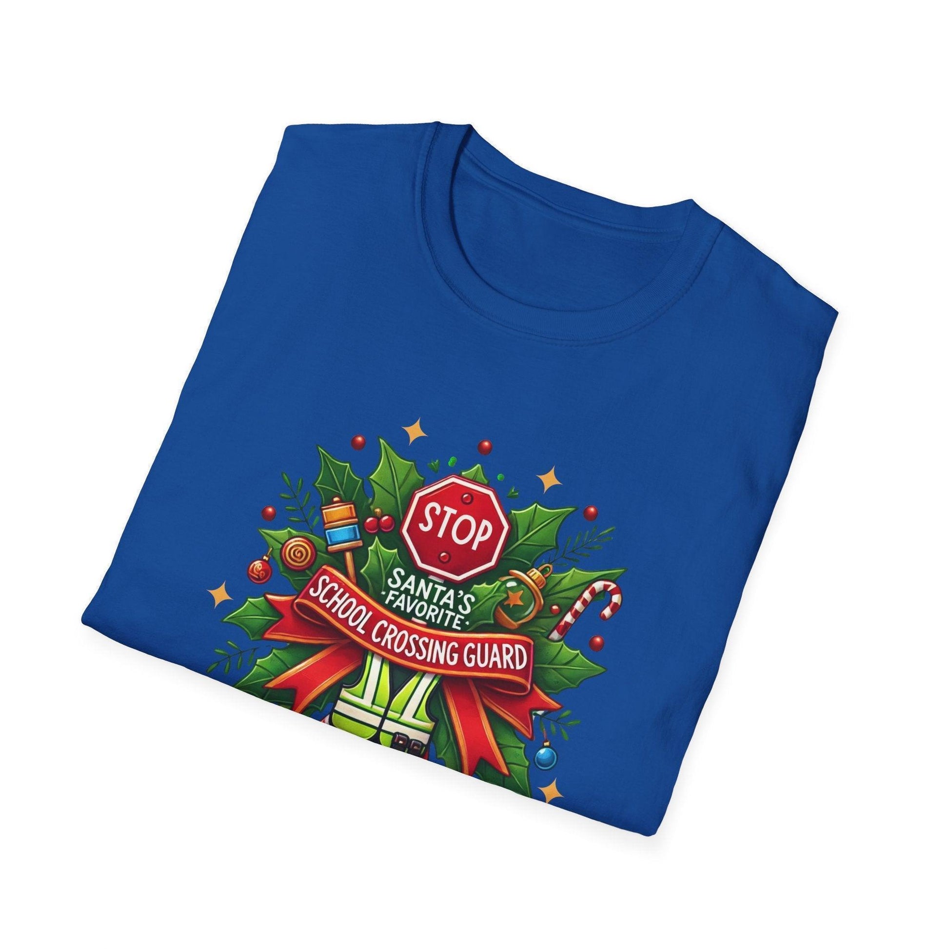 Santa's Favorite Crossing Guard Unisex Tee 🛑🎅 - Whippie's