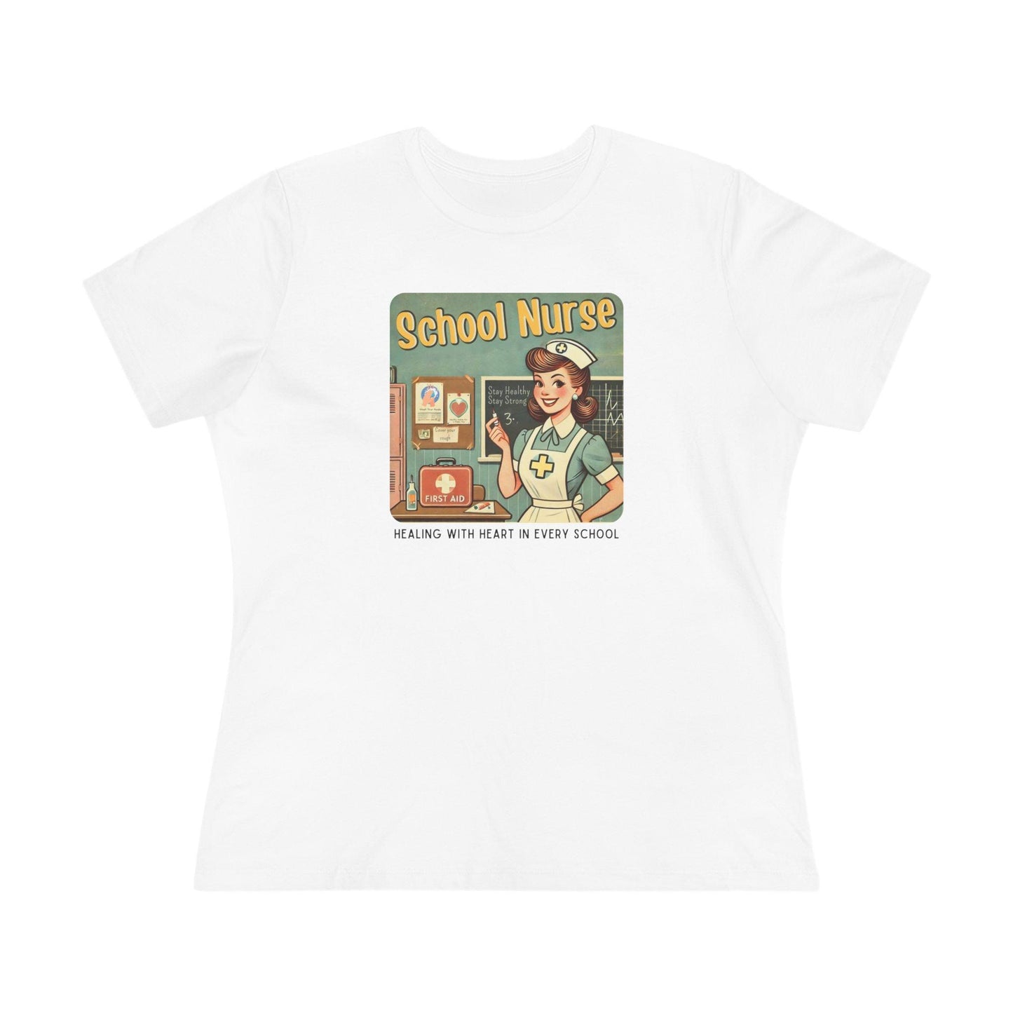 School Nurse Hero Tee - Healing with Heart in Every School 🩺❤️ - Whippie's