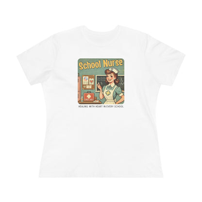 School Nurse Hero Tee - Healing with Heart in Every School 🩺❤️ - Whippie's